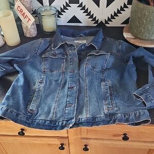 Time and Tru Blue Jean Jacket